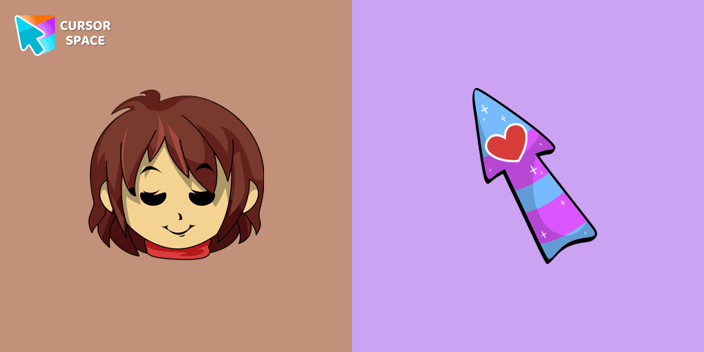Undertale Frisk cursor cursor pack